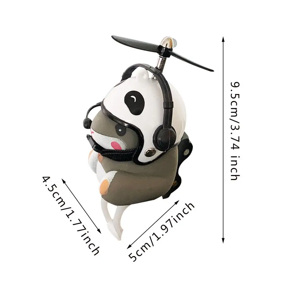 

Hamster Scooter Decoration Button Battery Cute Ringing Bell Glowing And Calling Bicycle Decoration