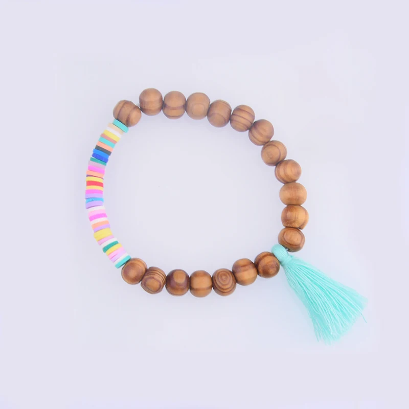 bracelet Lohri кристалл натуральный камень стекло браслет из бисера натуральный настоящий четырехлистный клевер талисманы браслет подарок на удачу браслеты для женщин - Окраска металла: bracelet