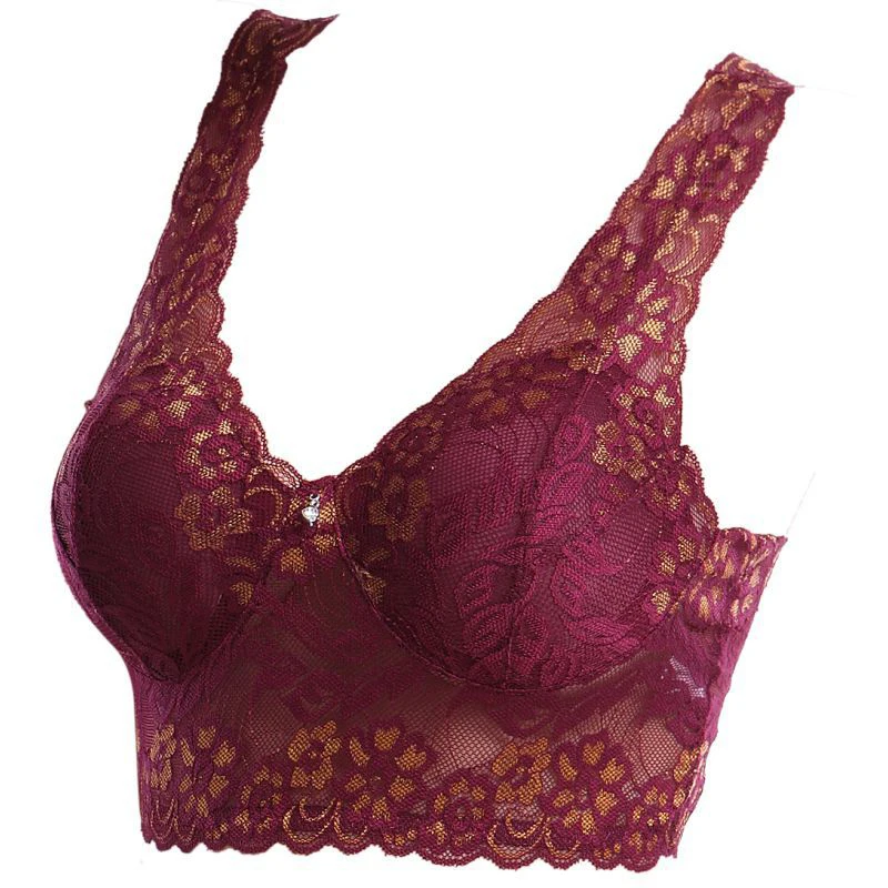 

Comfortable Sexy Lace Wire Free Bras for Women Girls Brassiere Seamless Lingerie Push Up Bra Bralette Intimates Underwear