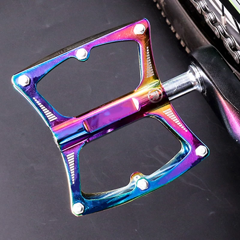 

1 Pair Mountain Bike Pedals Aluminum Alloy CNC Bike Footrest Durable Cycling Pedal Supplies