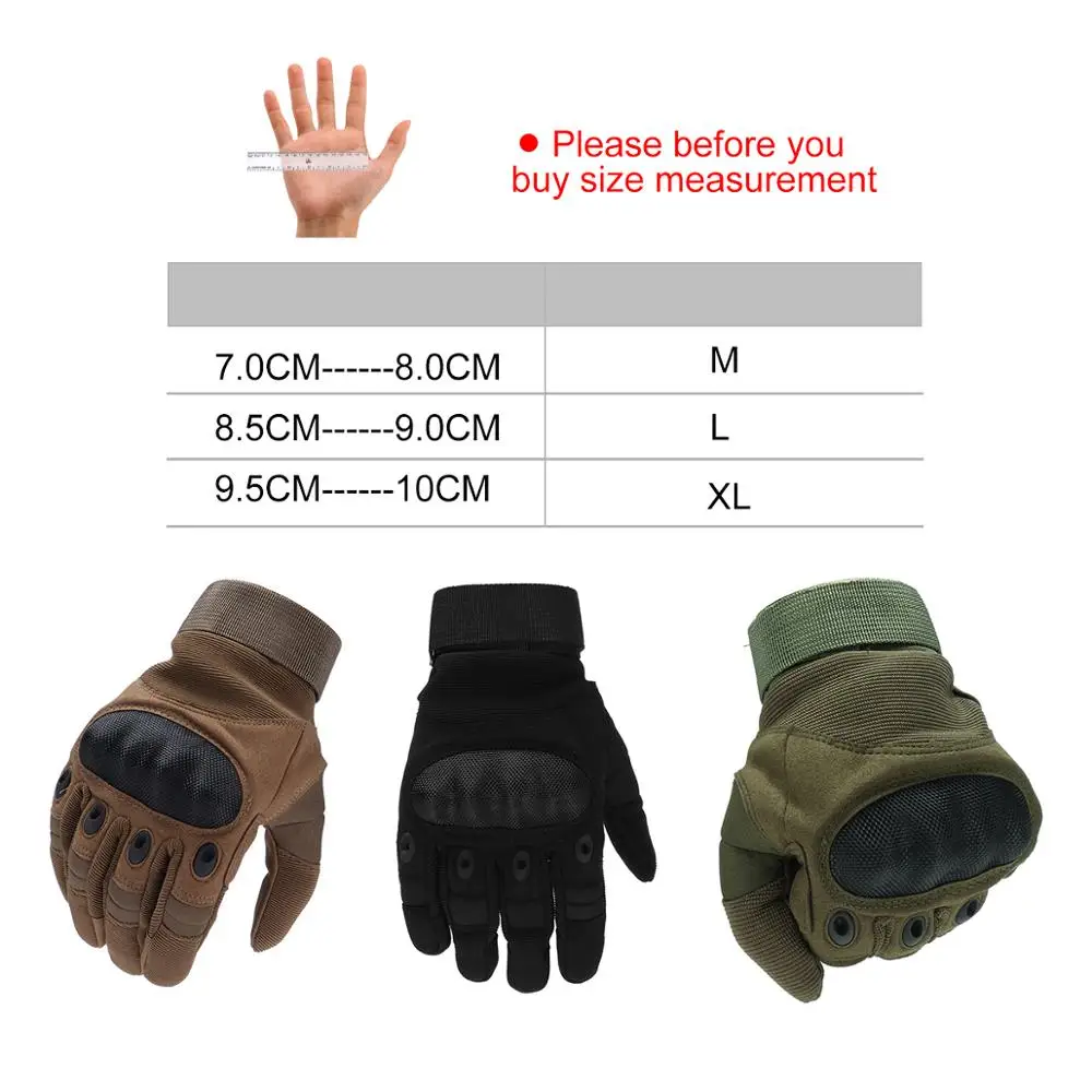 

1pair Gloves Motorcycle Gloves Full Finger Outdoor Sport Racing Motorbike Motocross Protective Breathable Glove Street Gear