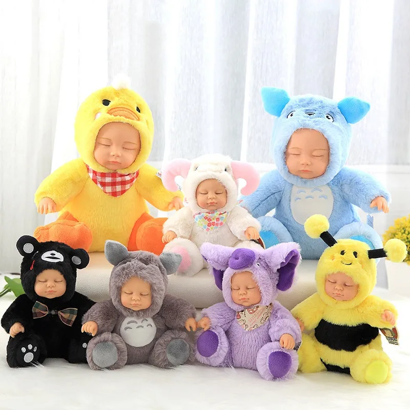 

Милые детские куклы, плюшевые животные, детские игрушки, маленькие детские ткани для косплея, слон, медведь, игрушка для детей, подарок на де...