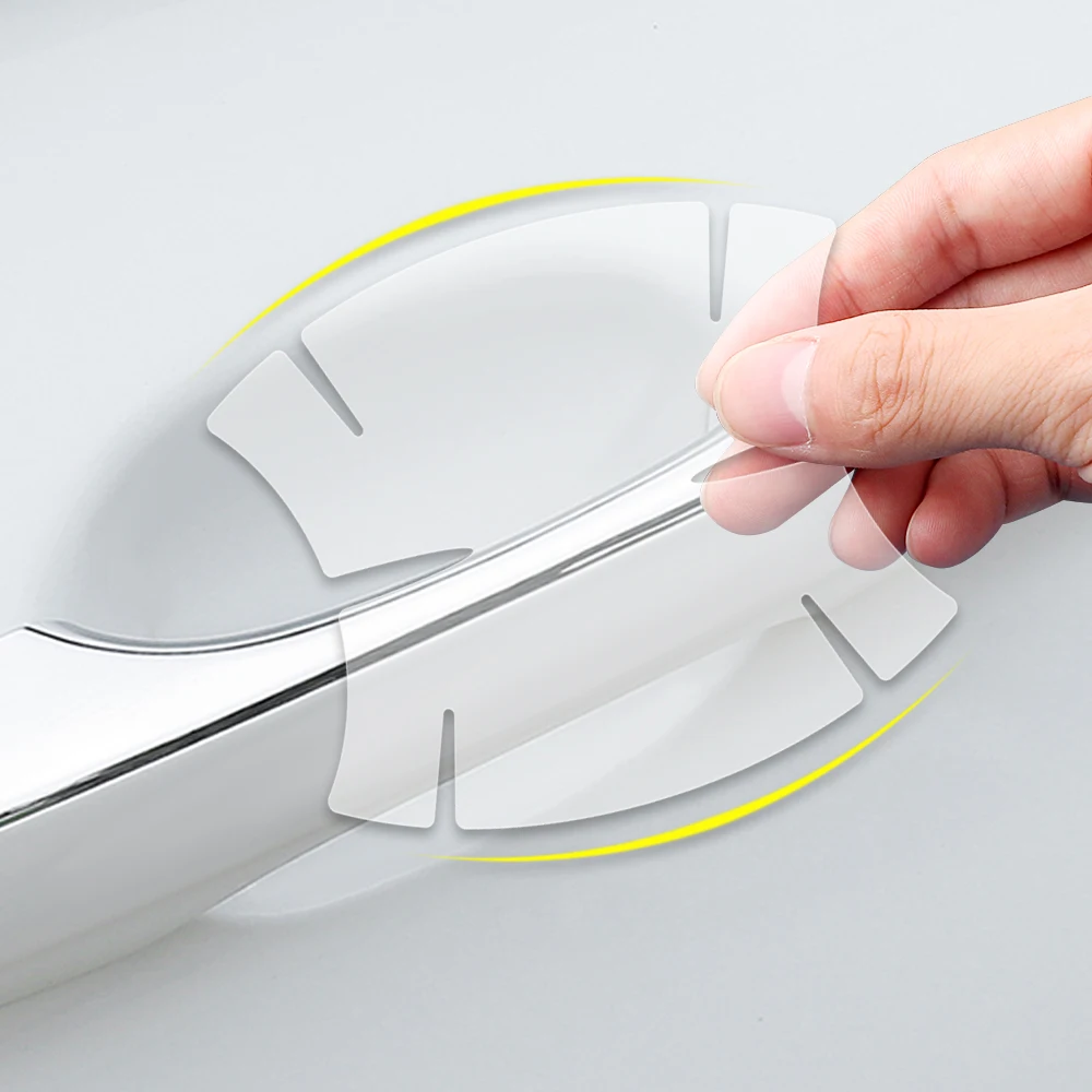 Прозрачная защитная пленка на дверную ручку автомобиля наклейки для Volkswagen VW Golf 4