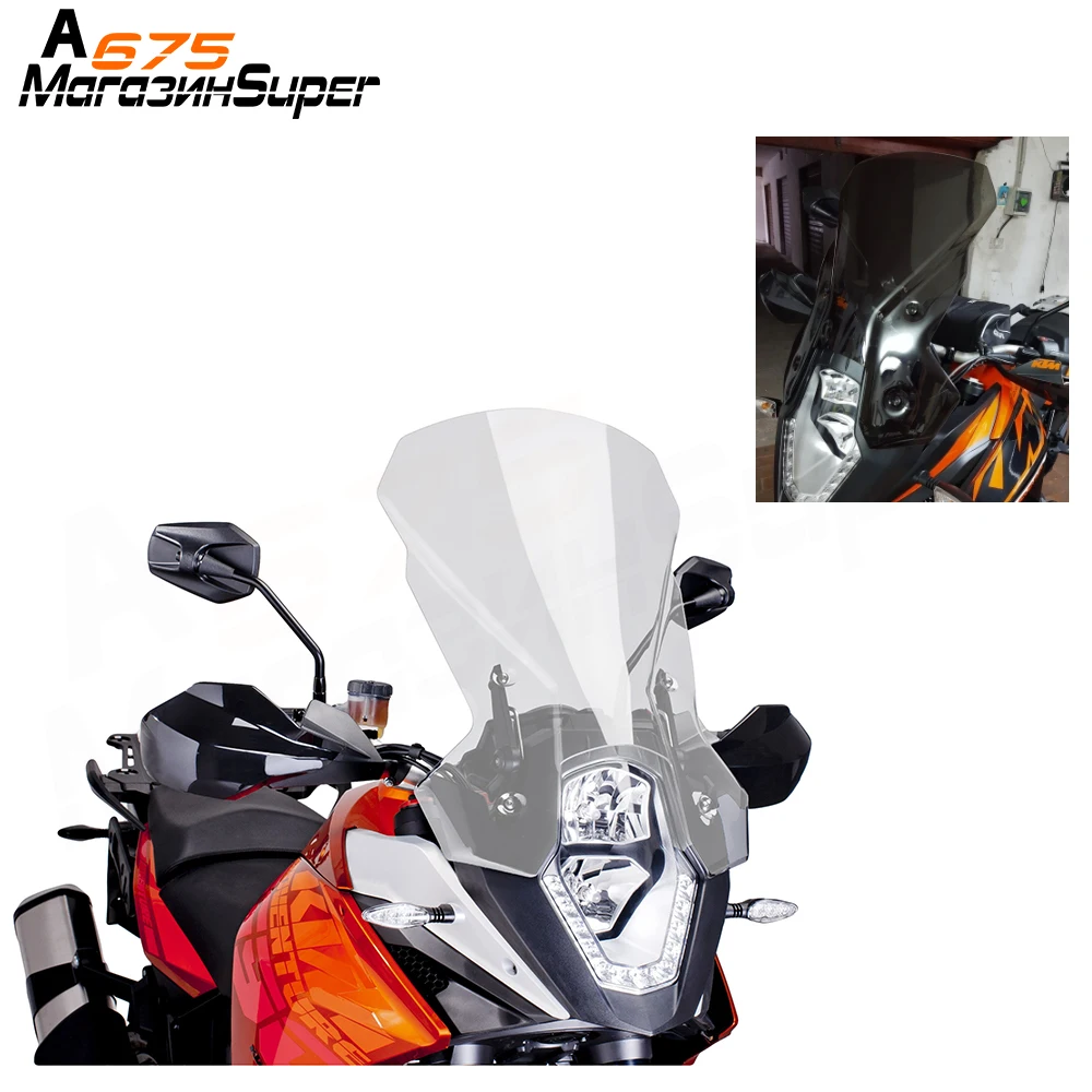 Дым черный спойлер на лобовое стекло для KTM 1090 1190 Adventure R 1290 Super T 13 14 15 16 17 18 19| |