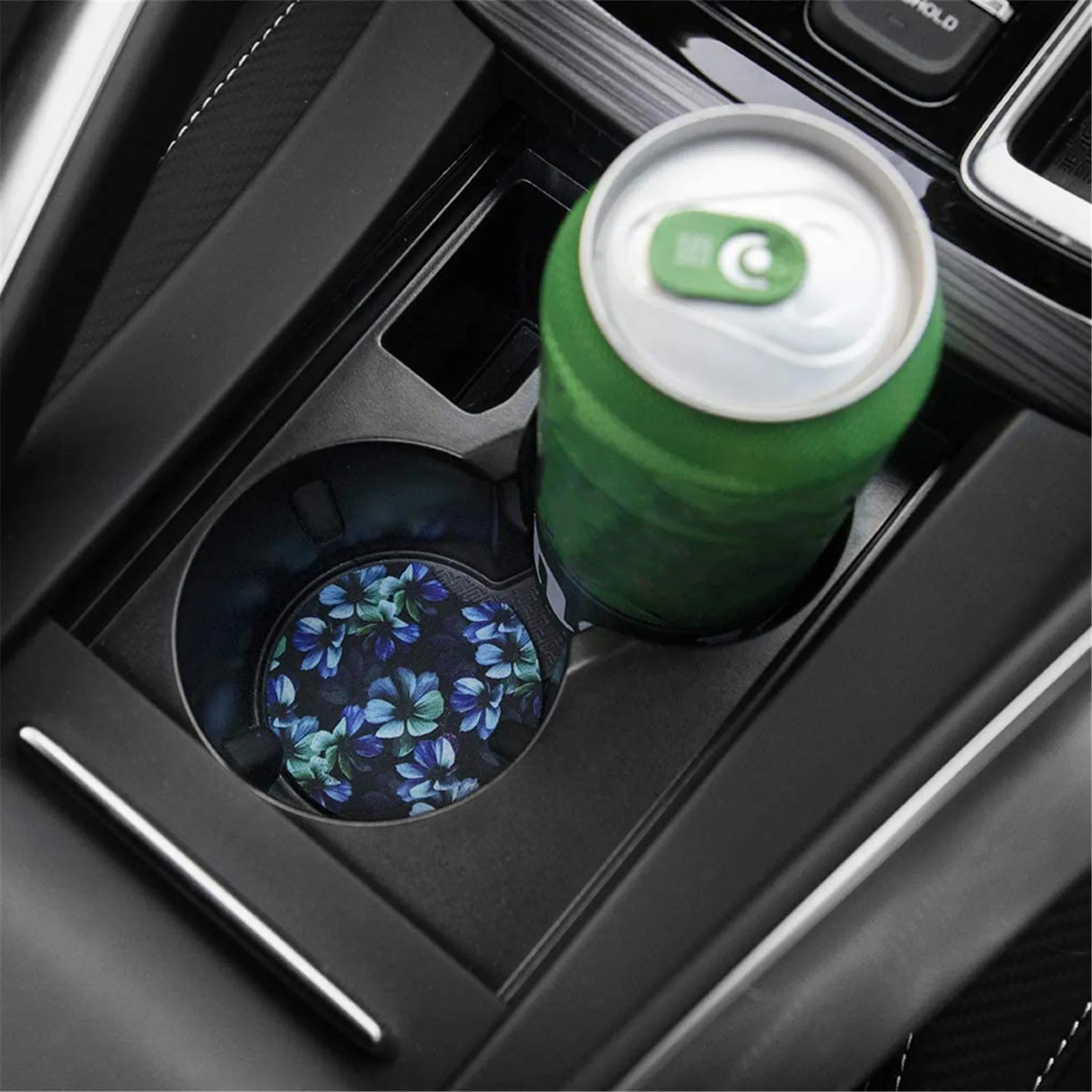 Съемный автомобильный коврик для чашки воды 1 пакет 2 56 дюймов универсальные