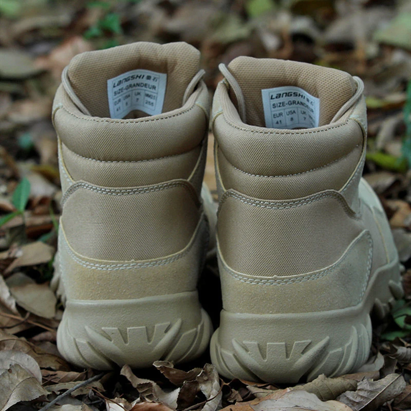 Мужские уличные водонепроницаемые походные ботинки военные тактические