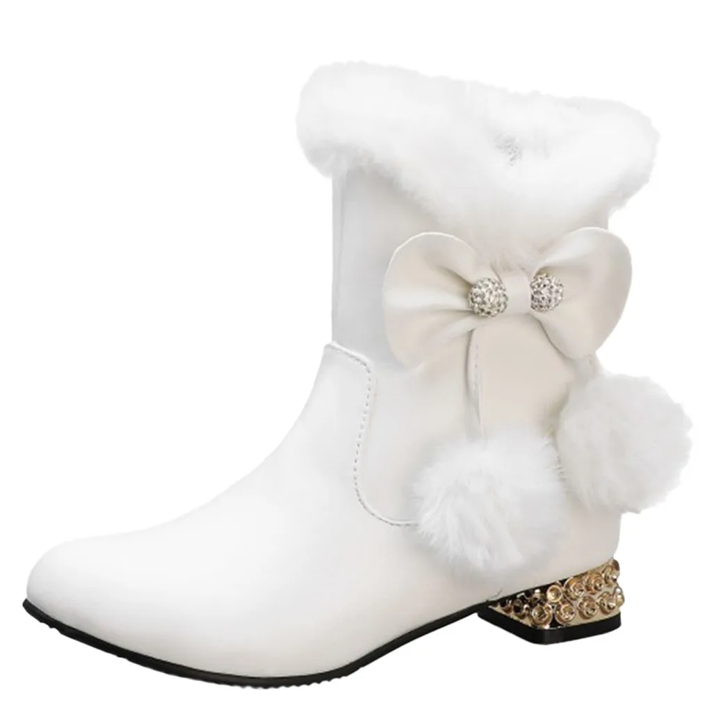 Женские резиновые сапоги для отдыха однотонные с бантиком и помпонами сезон