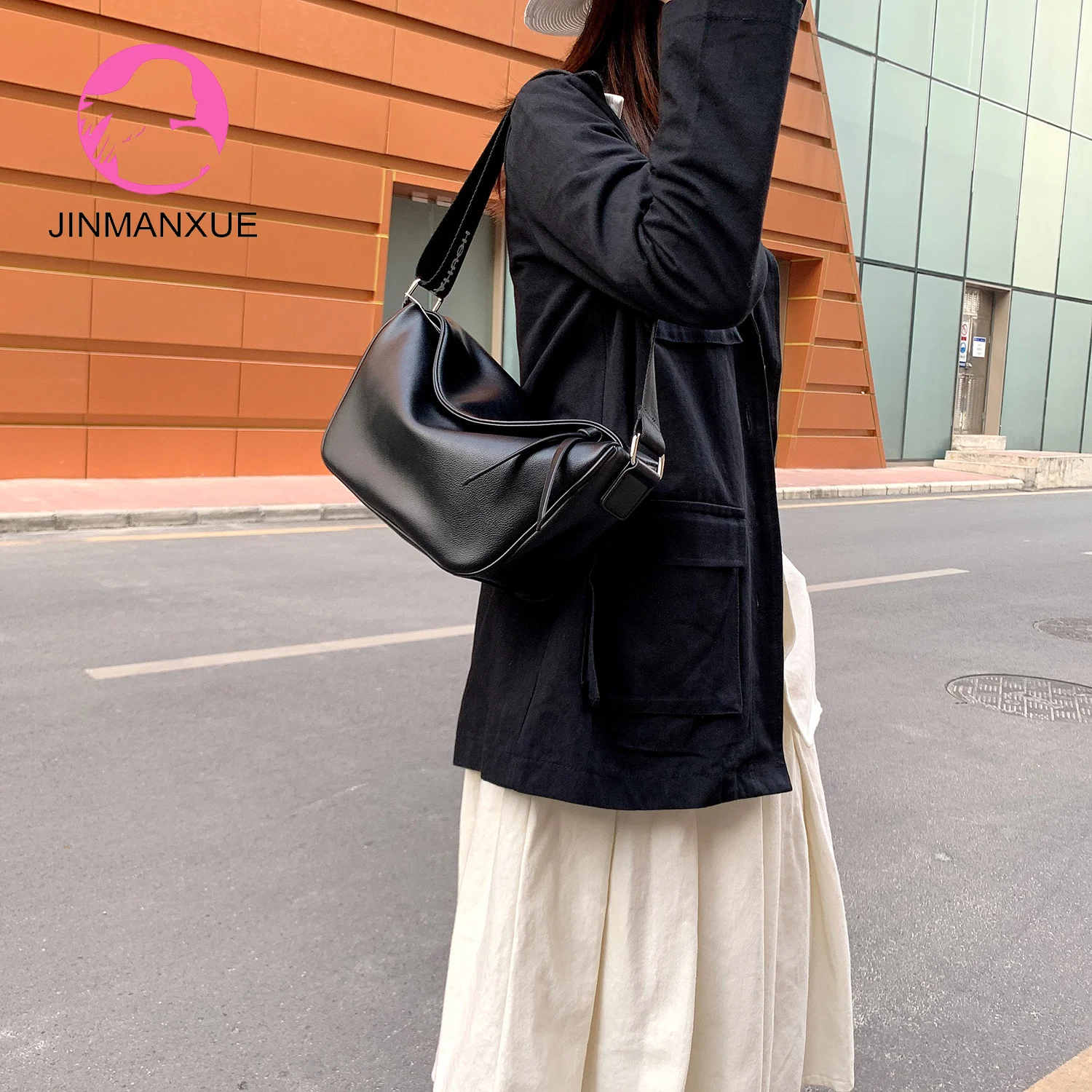 

New Fashion Soft Leather Women Handbag Elegant Ladies Hobo Shoulder Bag Messenger Purse Satchel sac a main