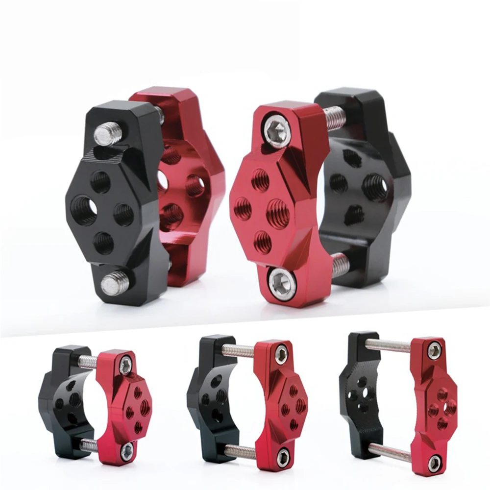 Motorcycle Aluminum Spotlight Headlight Handlebar Holder Bracket universal spotlights bracket fixed bumper fixture 32mm 42mm | Автомобили