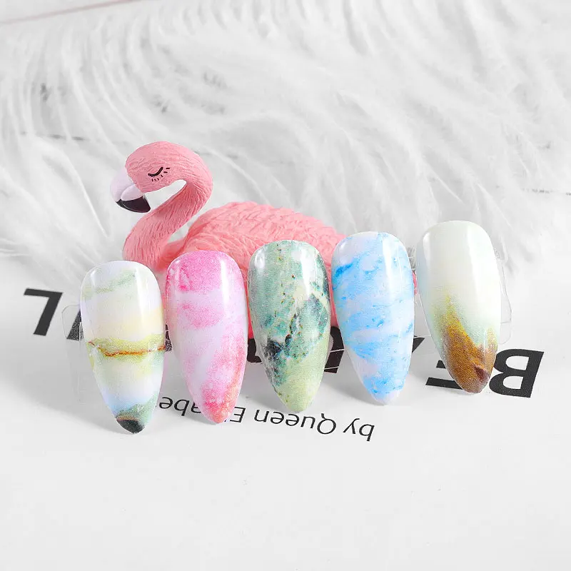 1 шт. накладные ногти в виде фламинго искусственная подставка демонстрационная