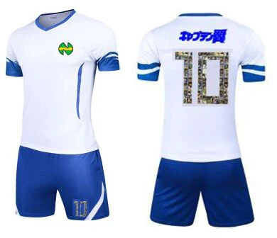 Азиатские размеры, для детей, для мужчин, Camiseta atom Maillots de Foot Enfant equipe de французский Оливер атом капитан Tsubasa майки - Цвет: As picture