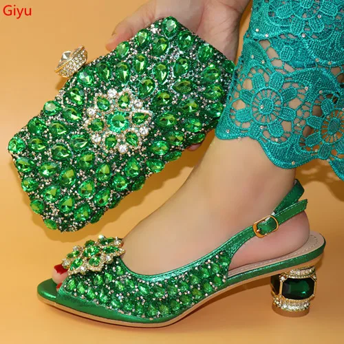 Набор оранжевых туфель и сумок doershow африканская обувь подходящие сумки