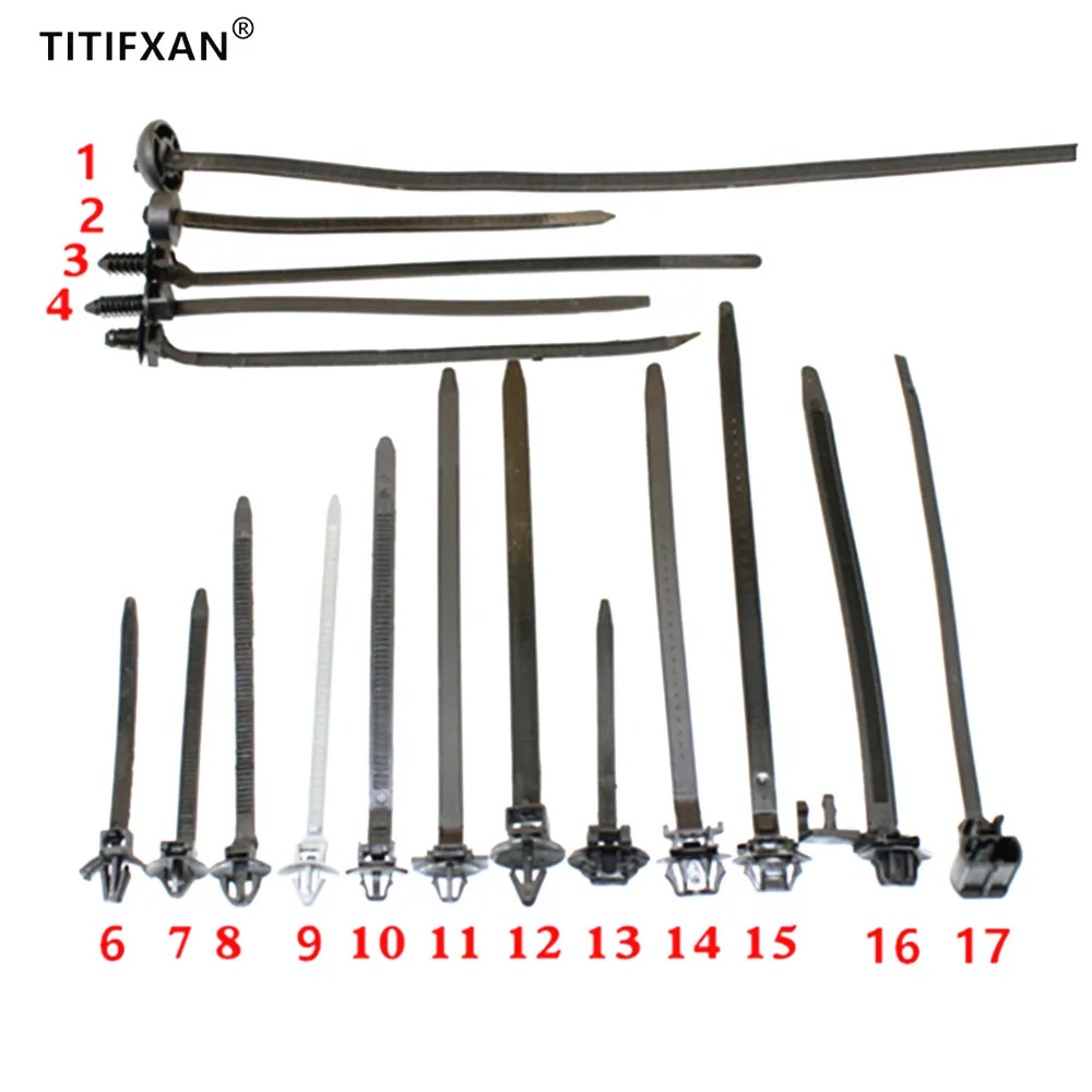 10 шт. Автомобильная балка шасси линия трубы Отделка фиксированная проводка жгут