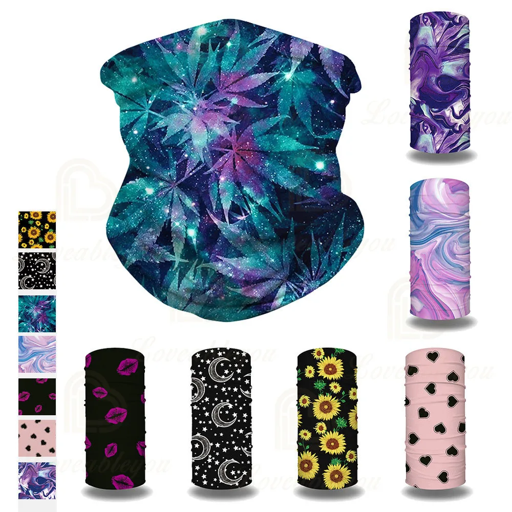 3D бесшовный многофункциональный Женский волшебный цветок трубчатый щит для лица