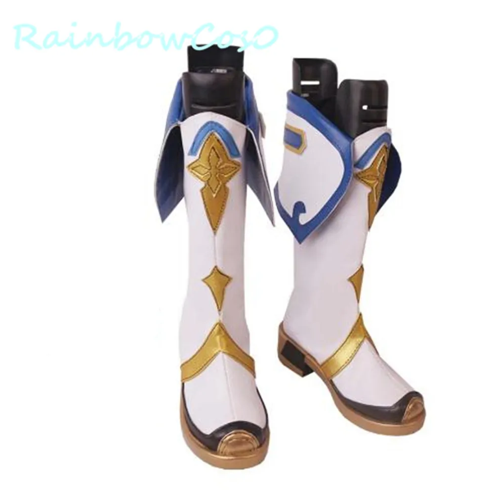 Genshin Impact Сапоги Sucrose Фиолетовые сапоги Обувь для косплея Игра Аниме Карнавал