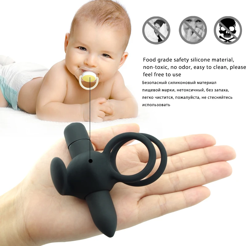 10 скоростные Вибраторы кольца двойное мужское кольцо искусственная эякуляция