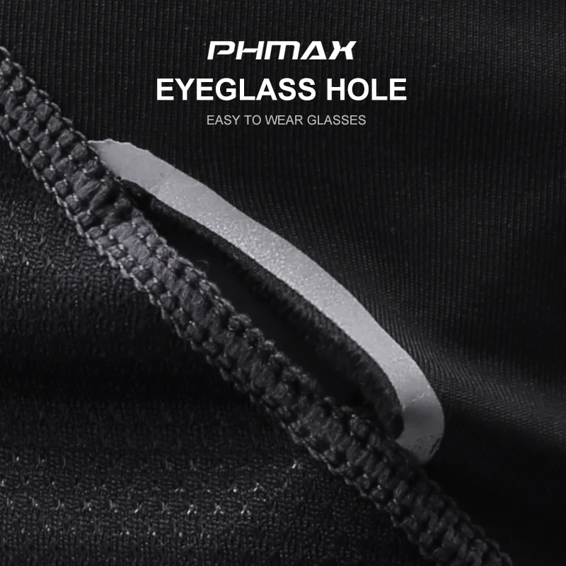 PHMAX флисовая Лыжная маска ветрозащитная для лица фильтры зимняя теплая Защитная