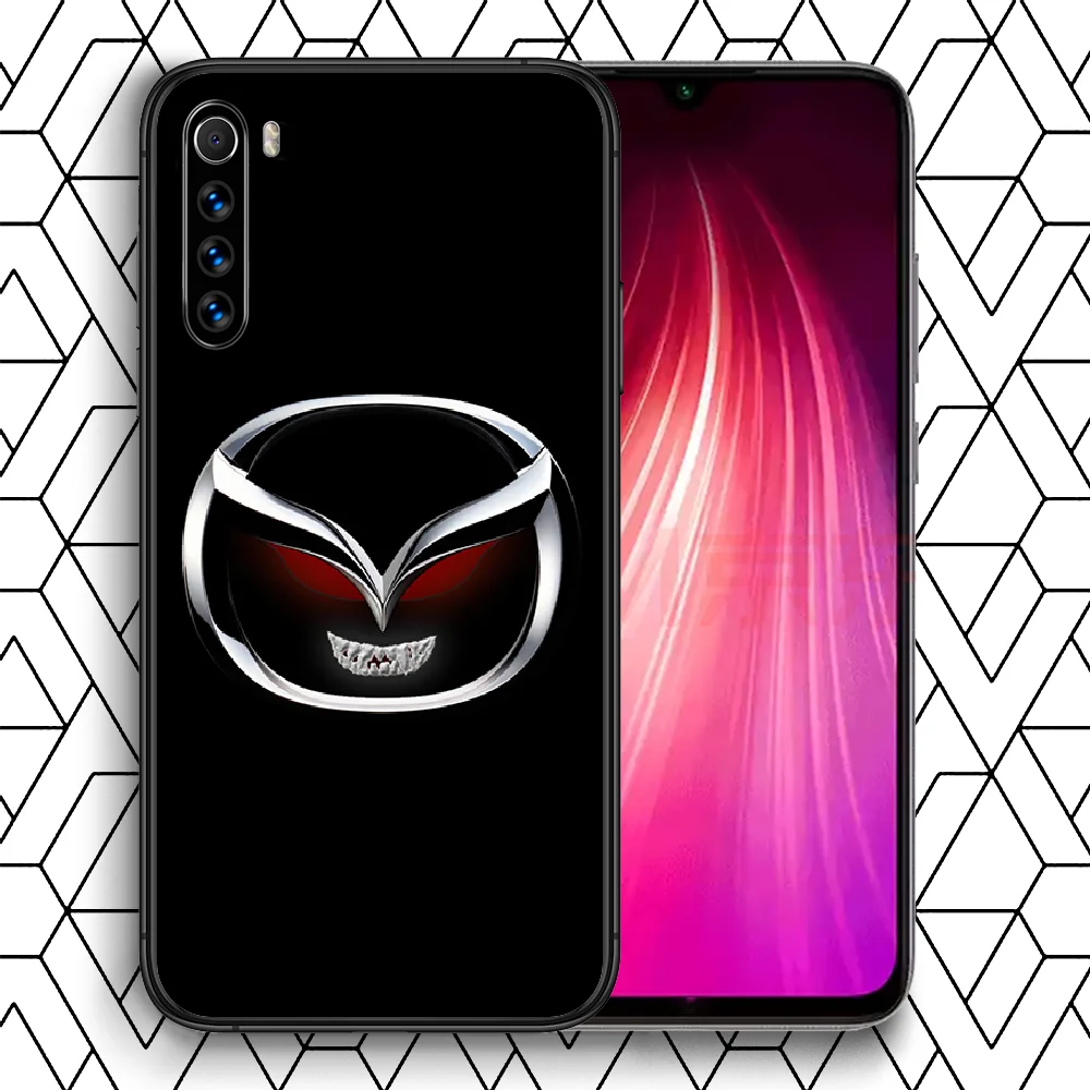 

Mazda Luxury Car Phone case For Xiaomi Redmi Note 7 8 8T 9 9S 4X 7 7A 9A K30 Pro Ultra black shell trend coque tpu funda