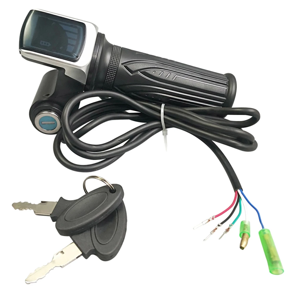 36V 48V 60V Electric Scoote Speed Controller Handlebar Electric Bicycle Motor With LCD Display Power Indicator Ebike Accessories