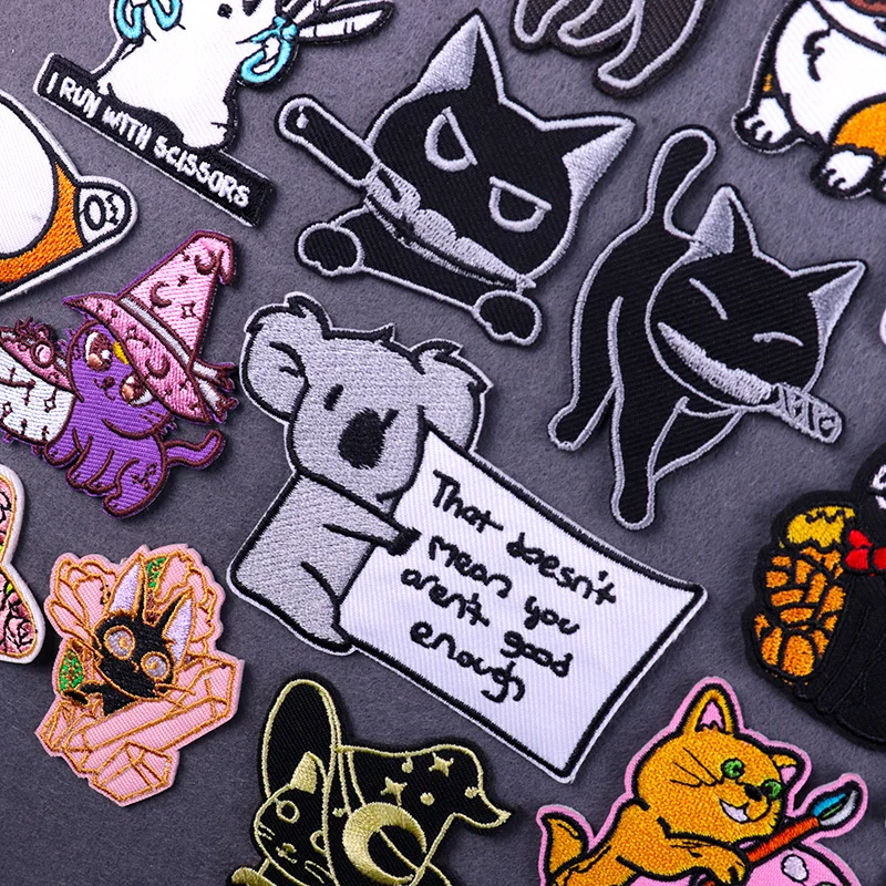 

Cartoon Patch Clothing Thermoadhesive Patches For Clothing Iron On Patches On Clothes Sticker Embroidery Patch Sewing Decorate