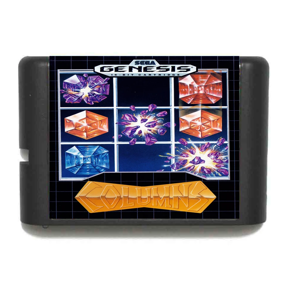 Высококачественный 16 битный игровой картридж Sega MD для системы Megadrive Genesis Steel