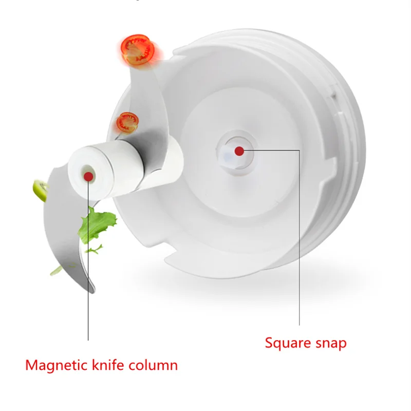 Мини измельчитель для чеснок бытовой овощей мяса кухни|Шредеры и слайсеры| |