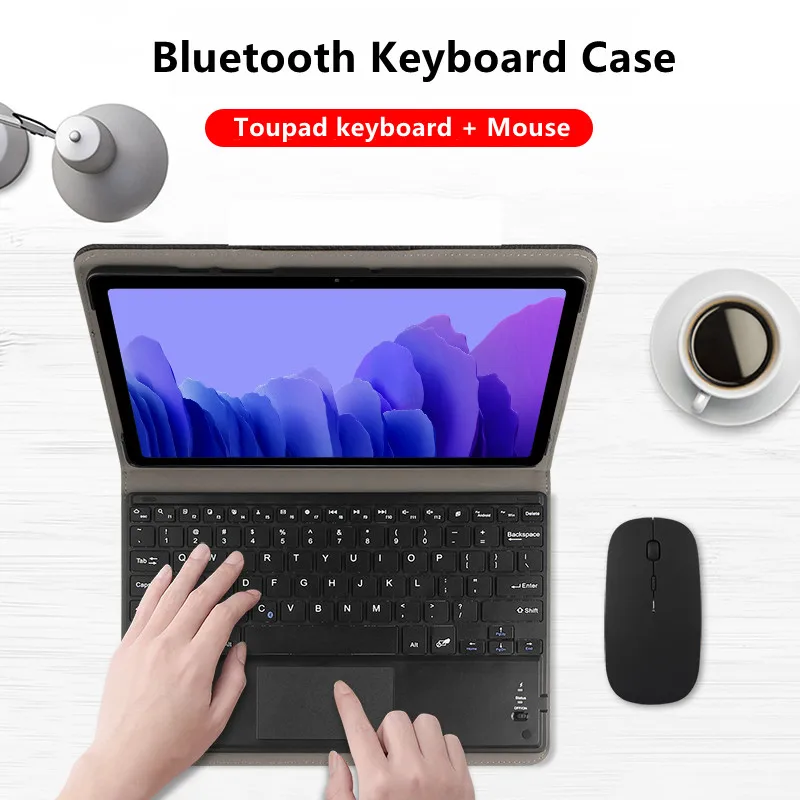 

For Samsung Galaxy Tab A 10 1 2019 Case Keyboard Case Tablet Trackpad Touchpad Keyboard Cover for Samsung SM-T510 T515