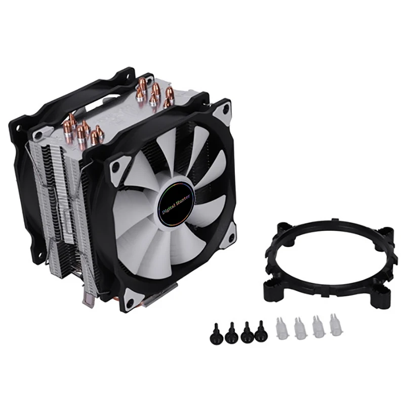 

Computer components CPU Cooler Fan 4/6 Heat Pipes 120mm PWM 4PIN Quiet for LGA 1155 1156 2011 X99 AMD AM3 AM4 Cooling radiator