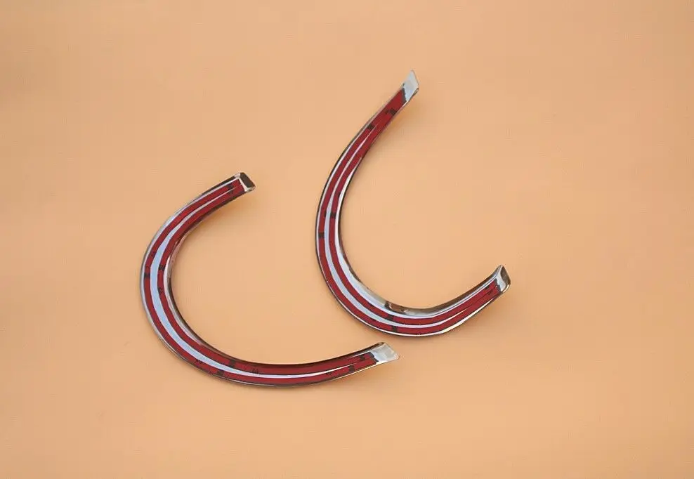 

2PCS 304 S/Steel Rear Exhaust tip Frame Chrome trims For Mazda3 Hatchback 2014+