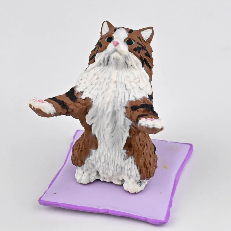 

Japan Gacha Gashapon Mini Cat Penholder Cute Cartoon Animals Doll Object Lifting Cat Model Capsule Toy Creative Gift Ornaments