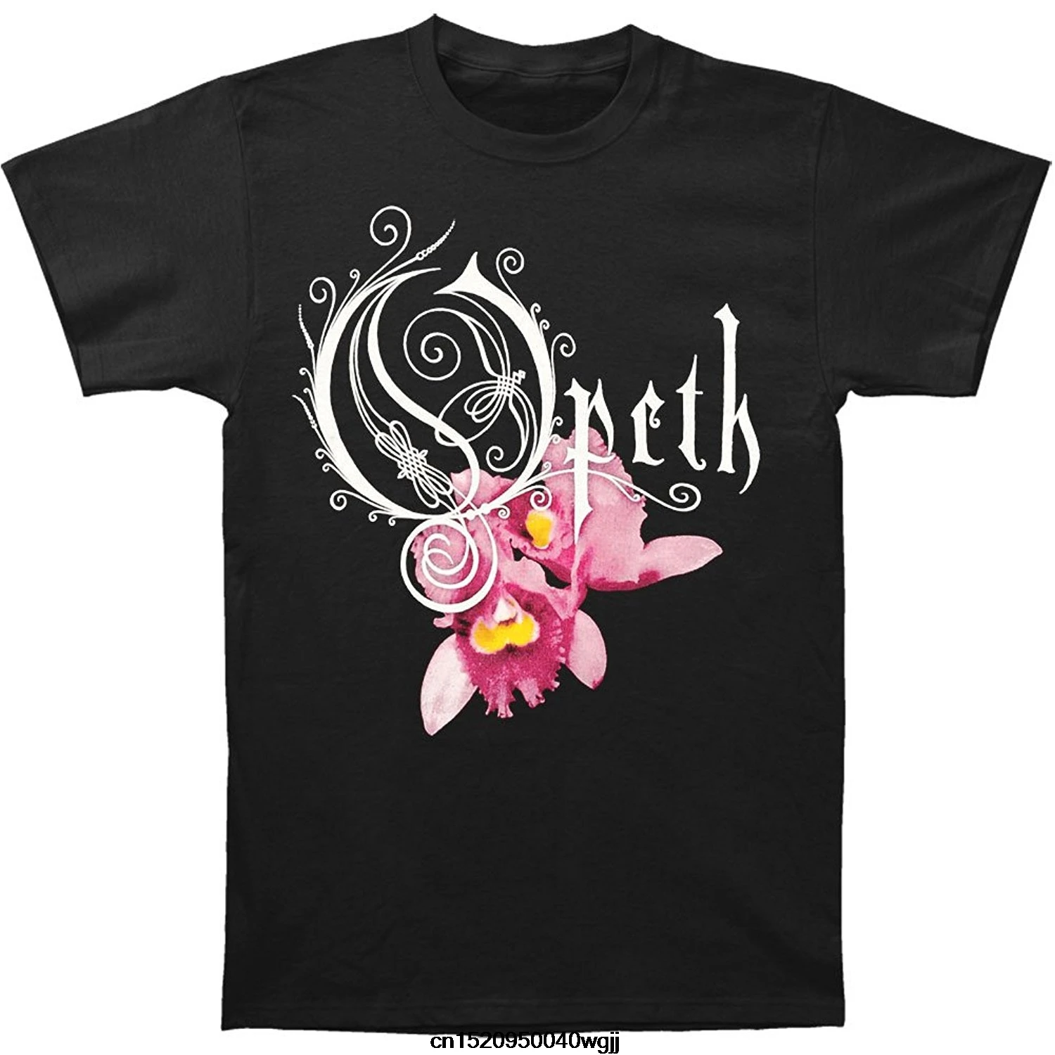 Новая модная мужская футболка с коротким рукавом хлопковые футболки Opeth Мужская