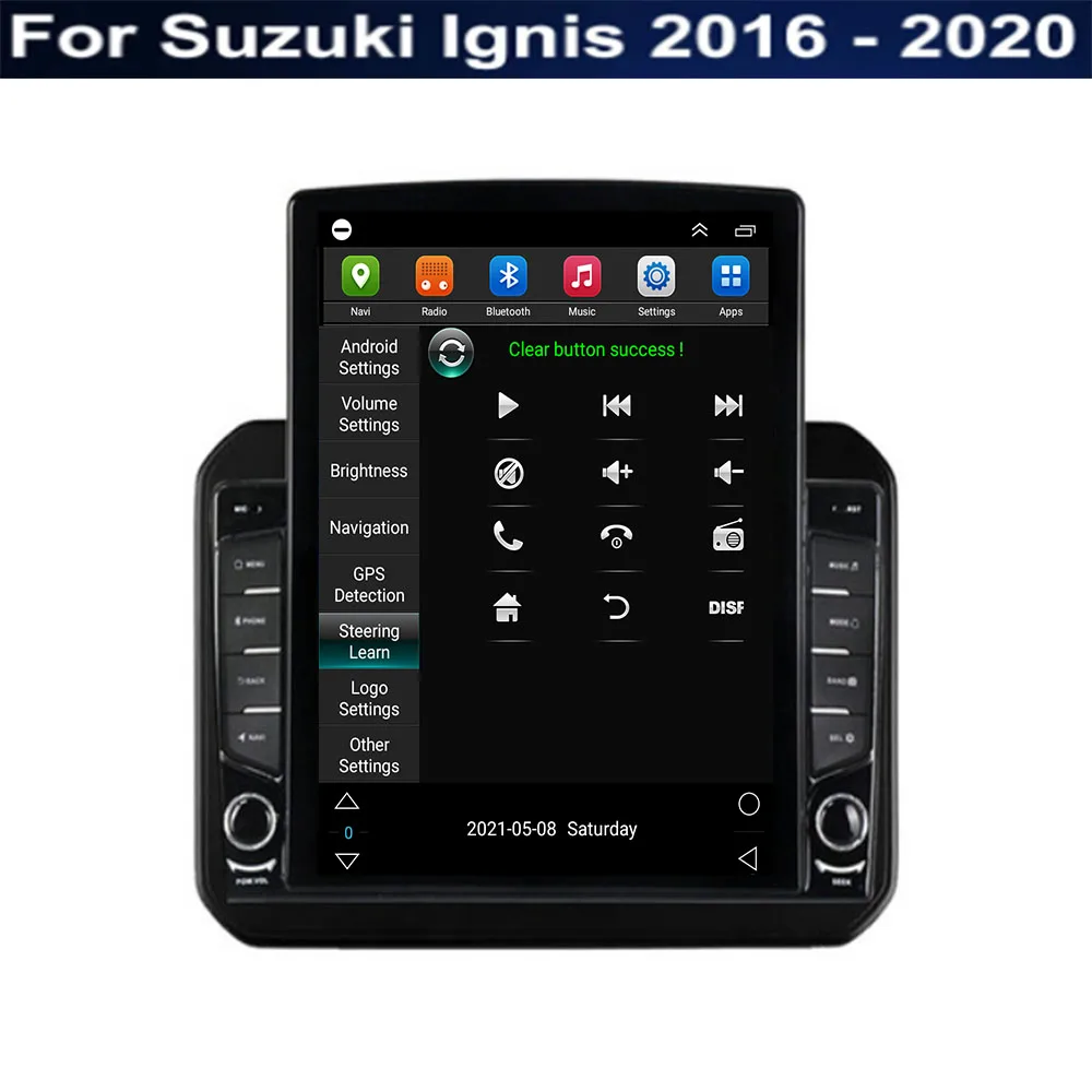 Автомагнитола Tesla 9 7 дюйма Android 11 для Suzuki Ignis 2016-2020-2023 мультимедийный видеоплеер