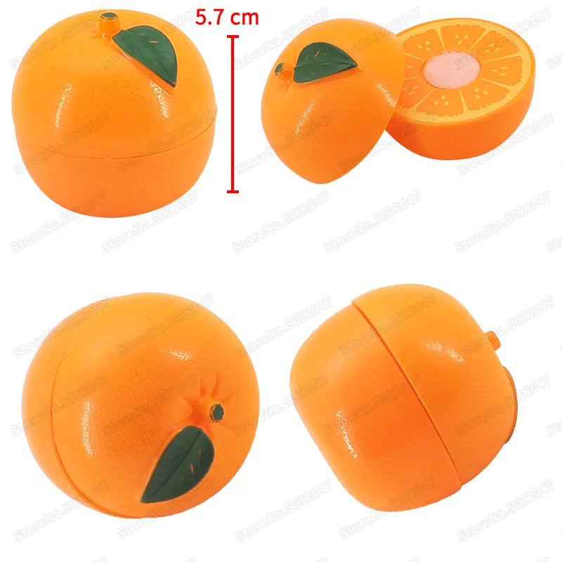 Мини Фруктовый мандарин девочка персонаж игры МОК Кухня безопасности резки