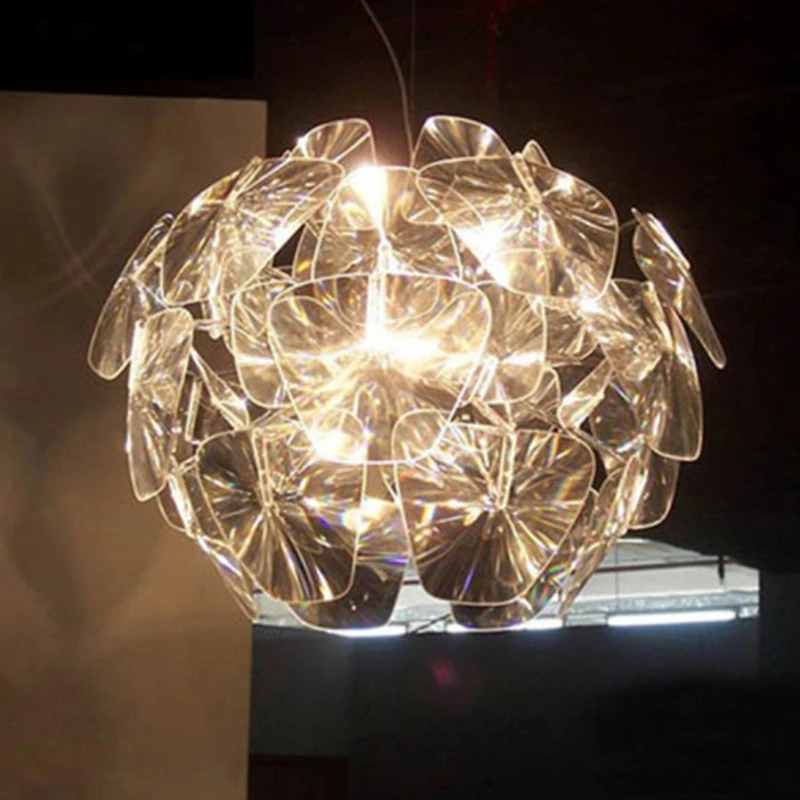 Светодиодная Подвесная лампа в виде сказочной страны светильник с кристаллом