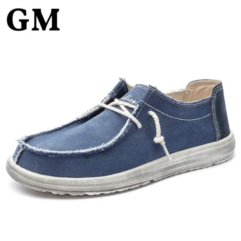 

Men Casual Shoes 2020 Fashion Summer Loafers Lace Up Big Size Shoes Outdoor Comfortable Male Sneakers Shoes Male Canvas Shoes
