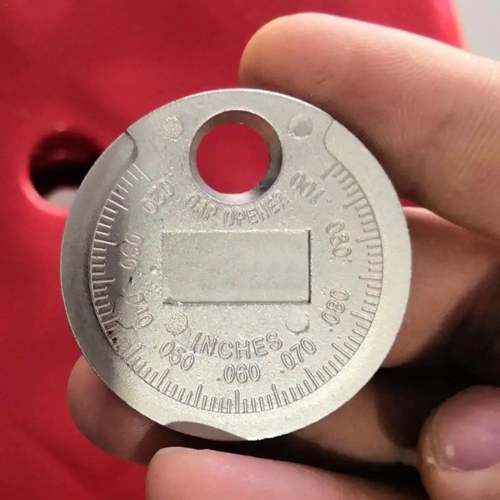 Инструмент для измерения зазора свечи зажигания Регулируемая монета типа 0 6 2 4 мм