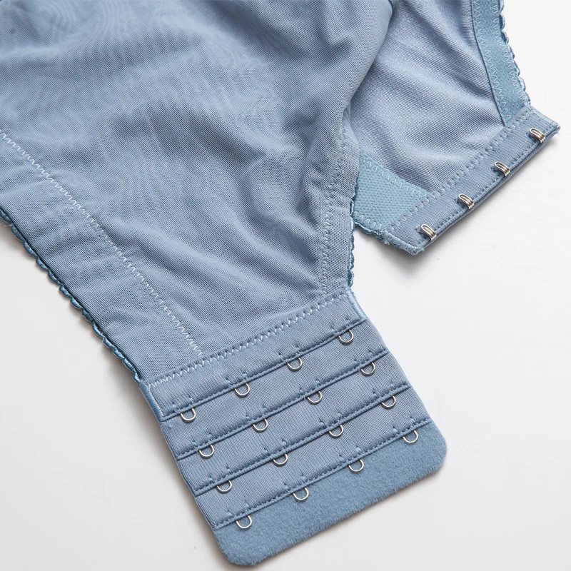 Women's Floral Lace No Padding Full Cup Support Underwire Bra 34 36 38 40 42 44 46 B C D E F G H I J