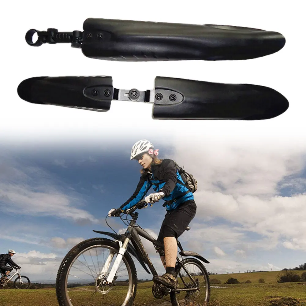 

2pcs/Set Universal Bicycle Fenders Mountain Bike Mudguard MTB Bicycle Tire Fender Front Rear Mud Guards Wing Cycling Accessories