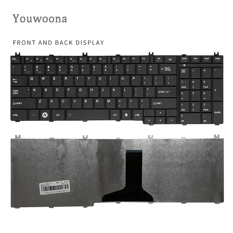 

New Laptop Keyboard For Toshiba C650 L655 L670 L750 L750D C650D L650