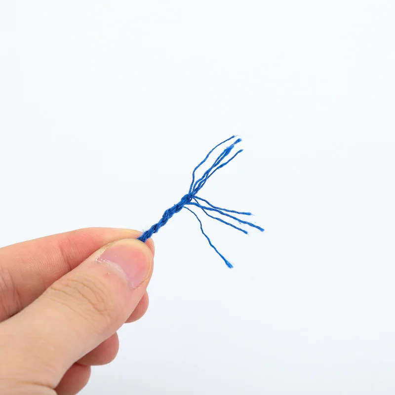 Ручной работы DIY из чистого хлопка витой шнур веревка ремесла многоцветный