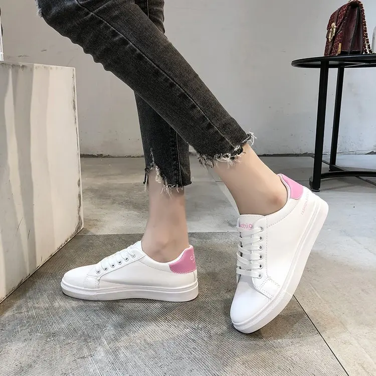 Женская Повседневная обувь 2020 г. Новая женская спортивная модная дышащая белая