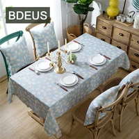 bdeus waterproof printed tablecloth for home and camp hotel wedding party square tablecloths dining table and coffee table cover