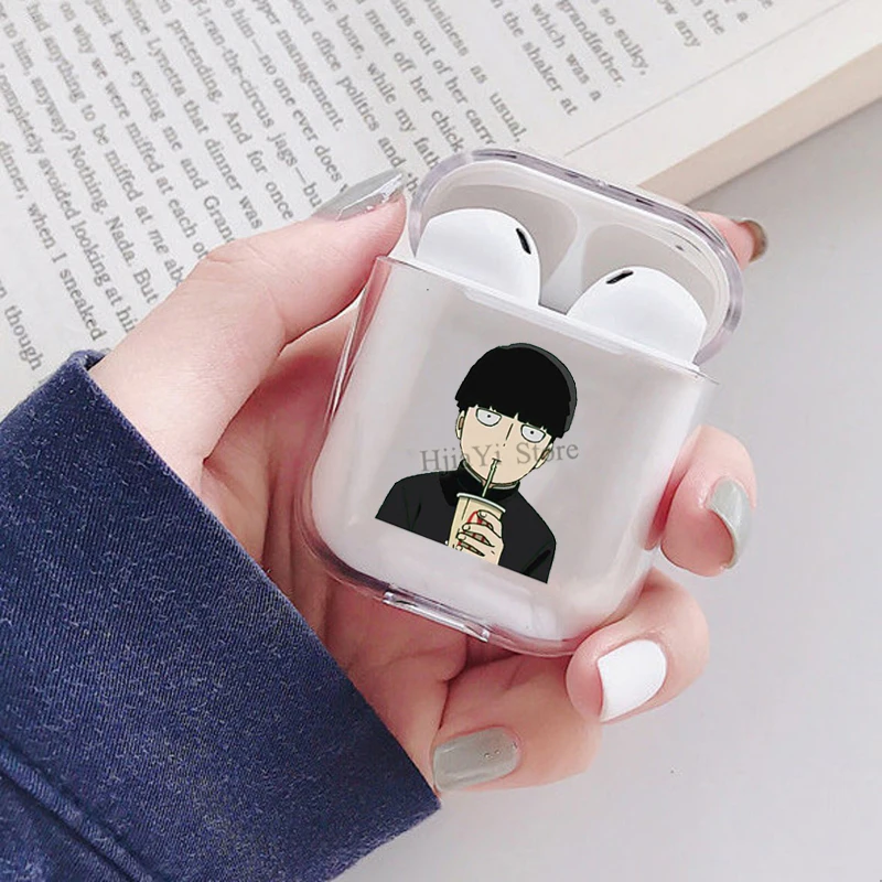 

Mob Psycho» («милый чудак» 100 шигео slurping чехол для Apple Airpods 1/2 защитные наушники чехол для зарядки Airpods чехол