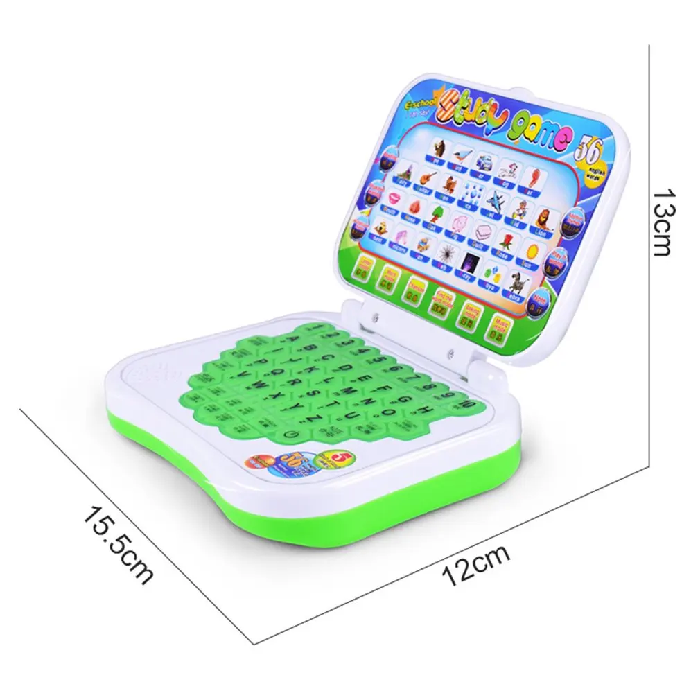 

Early Educational Learning Kids Laptop Toys Machine Multi-function Alphabet Music Toy Puzzles Phonetic Language Sound Laptop Toy