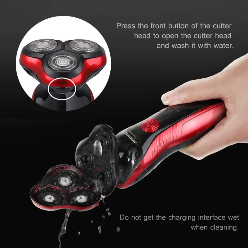 JINDING Электрический бритвенный станок бритва профессиональная беспроводная