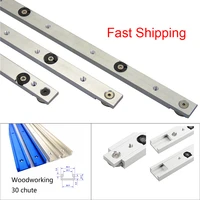 1pcs aluminium alloy t tracks slot miter track and miter bar slider table saw miter gauge rod for woodworking tools diy
