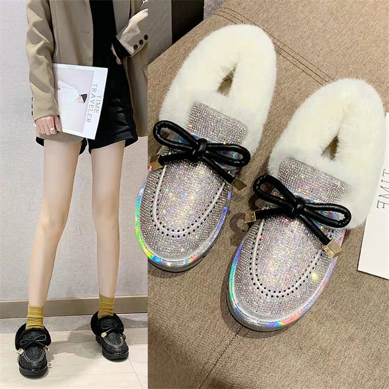 Короткая Труба зимние ботинки для женщин коллекция 2019 года Сезон Зима Новинка