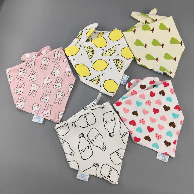 Детские нагрудники Слюнявчики из хлопка 5 шт./партия детский шарф одежда для