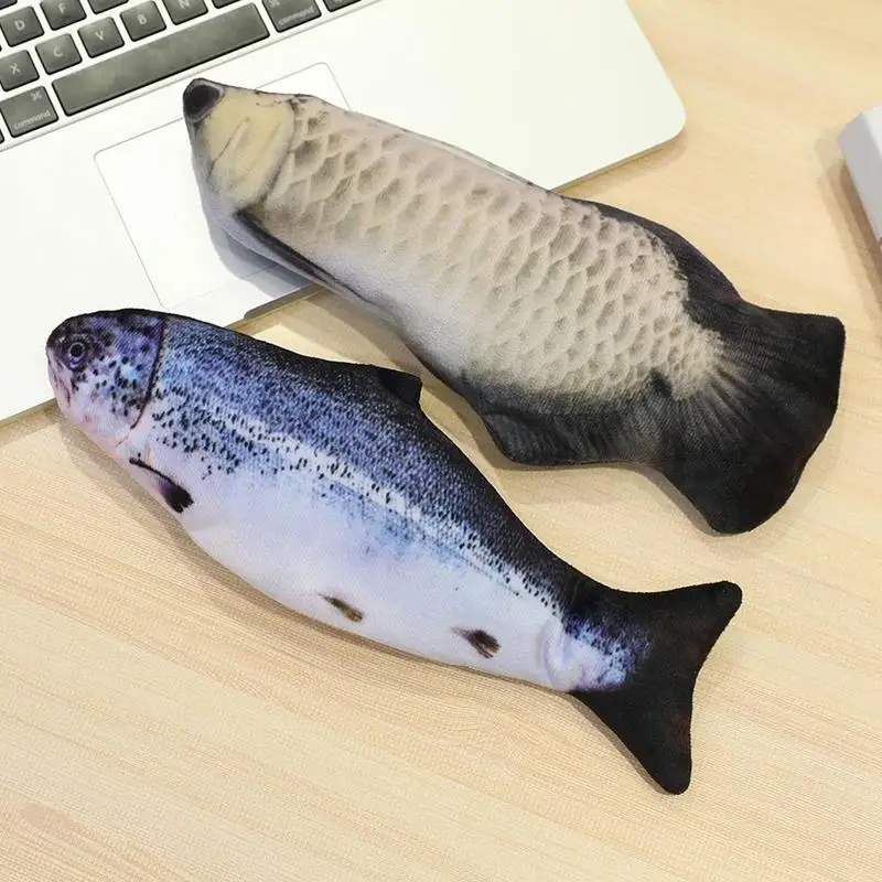 

Cat Toy Interactive Electronic Pet 3D Simulation Fish Toys Fish For Dog Shape Simulation Biting Supplies Chewing Cat Playin N8R9