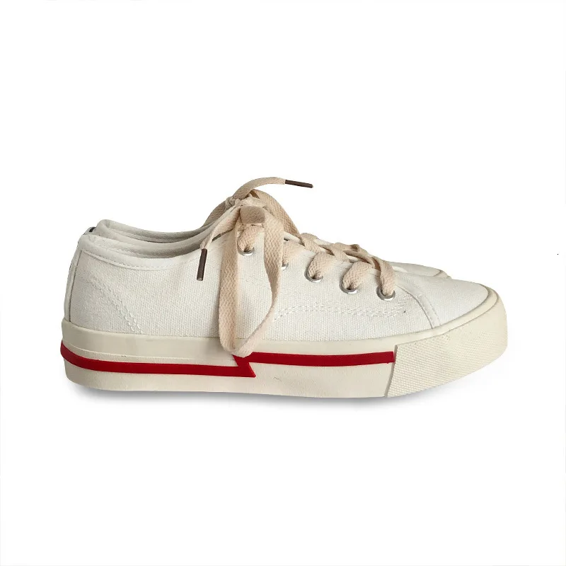 Весенние новые стильные женские парусиновые туфли в стиле ретро повседневные